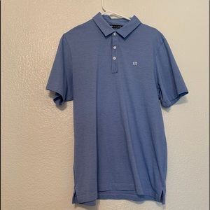 Travis Mathew Light Blue Golf Polo - L